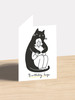 Giant Cat Birthday Hugs | Birthday Card | Kitty Kenda