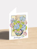 Hydrangea Vase | Sympathy Card | Sugarhouse Greetings