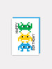 Invader Stack | Birthday Card | Dicky Bird