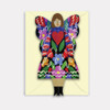 Midnight Floral Butterfly Woman | Birthday Card | Kitty Kenda
