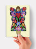 Midnight Floral Butterfly Woman | Birthday Card | Kitty Kenda