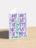 With The Mind - Shakespeare | All Occasions Card | Shakespeare
