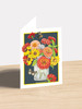 Zinnia Vase | Get Well Card | Sugarhouse Greetings