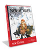 Feeding The Penguins | New Yorker Christmas Cover Card
