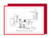 Snowoman | New Yorker Christmas Card