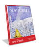 Snowy Scene With A Frame | New Yorker Christmas Cover Card