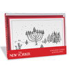 Menorah Christmas Tree | New Yorker Christmas Cartoon Card