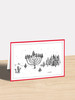 Menorah Christmas Tree | New Yorker Christmas Cartoon Card