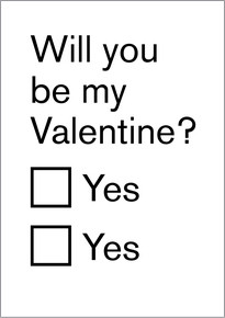 yes yes - valentine card - valkmk2110 - nelson line