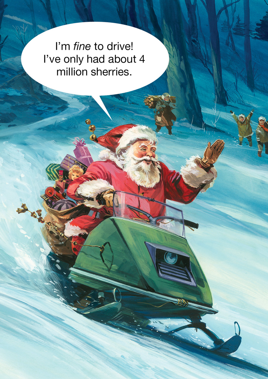 Sherries - KissMeKwik Christmas Card - XLB004 - Nelson Line