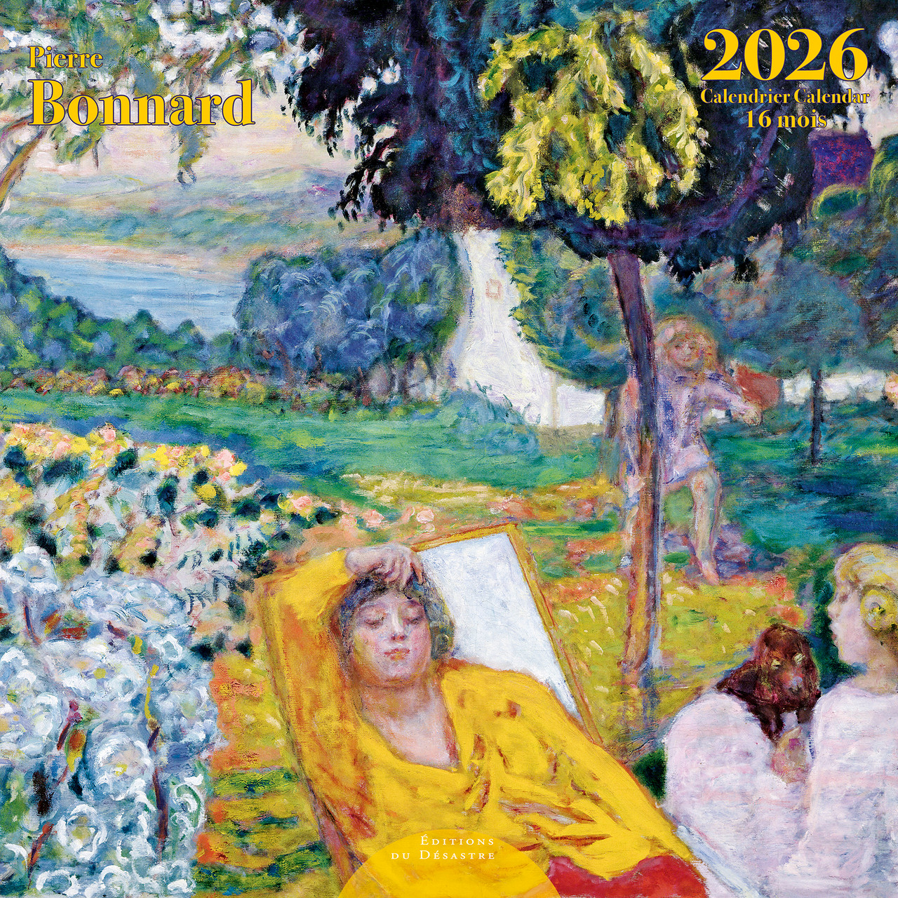 BONNARD - 12 x 12 WALL CALENDAR - Nelson Line
