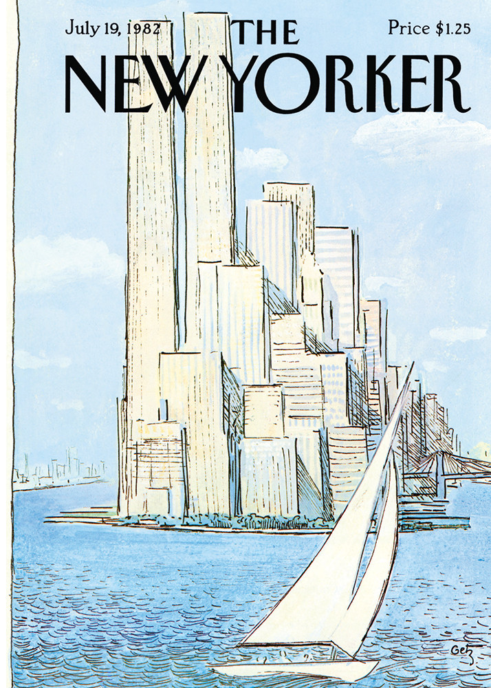 Sailboat Nyc | New Yorker Cover Card - Nelson Line