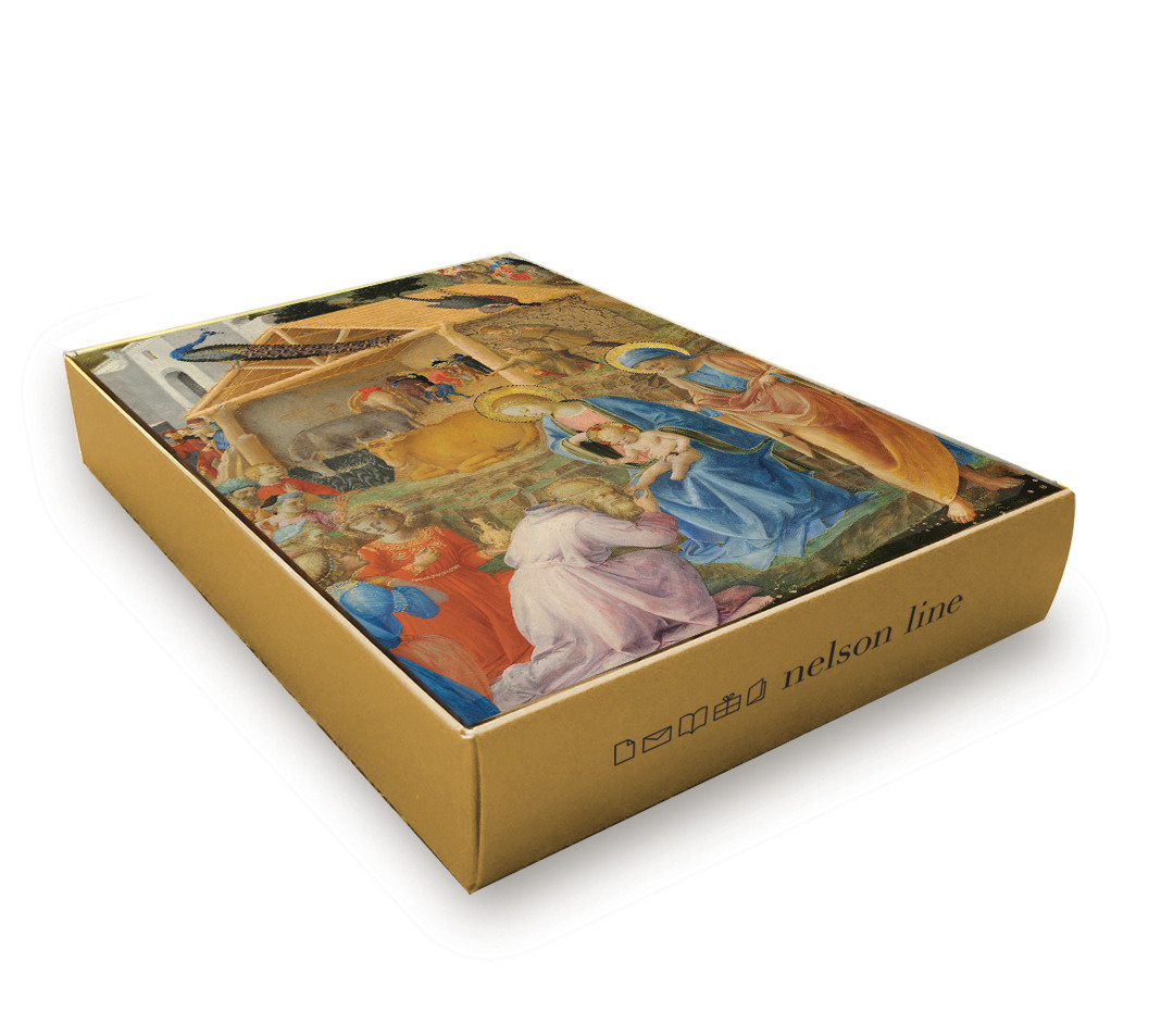 THE ADORATION OF THE MAGI- 5x7 XMAS MUSEUM CARD - Nelson Line