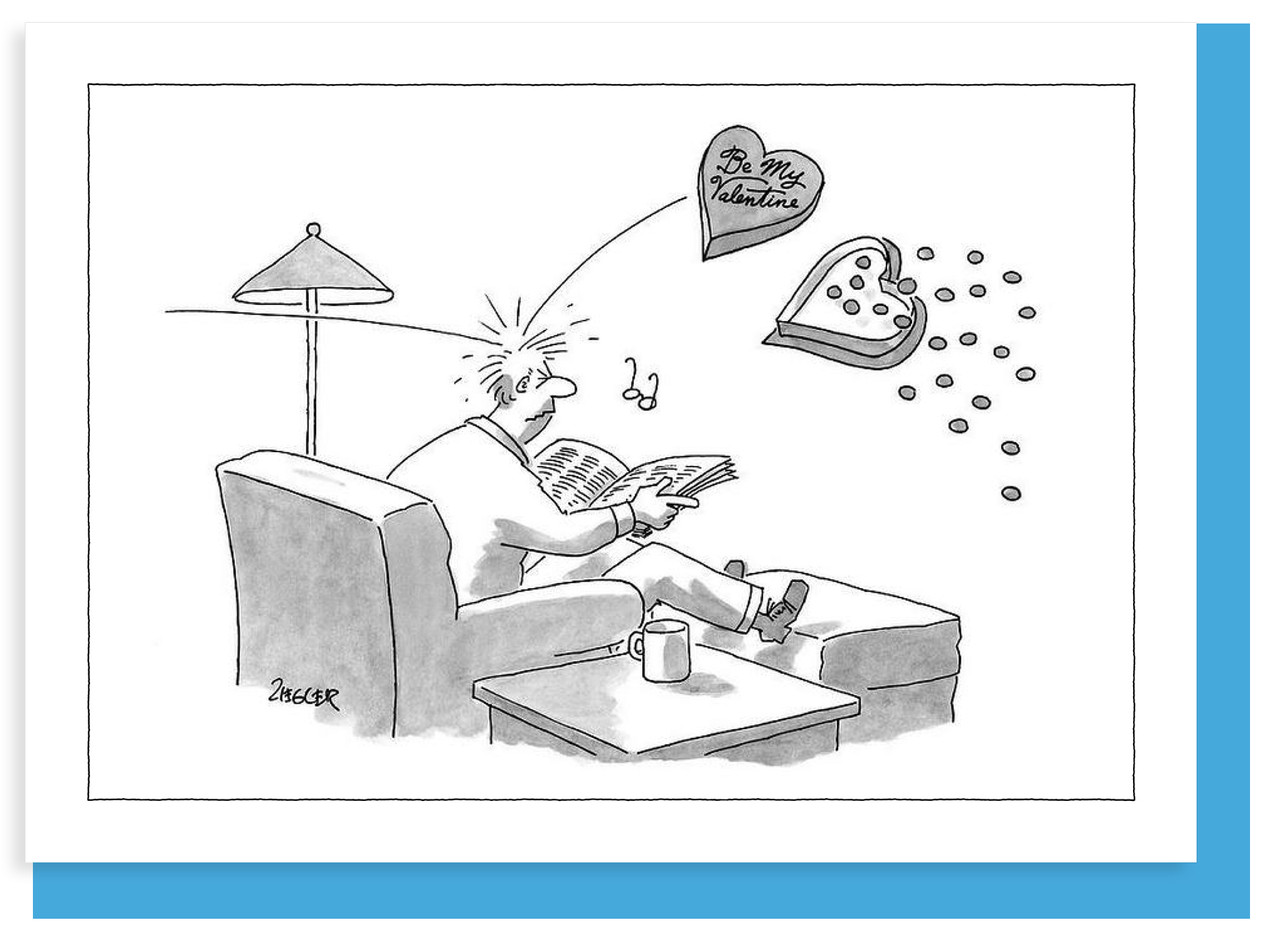 ニューヨーカー様 Head Bonk V Day | New Yorker Card - Nelson Line