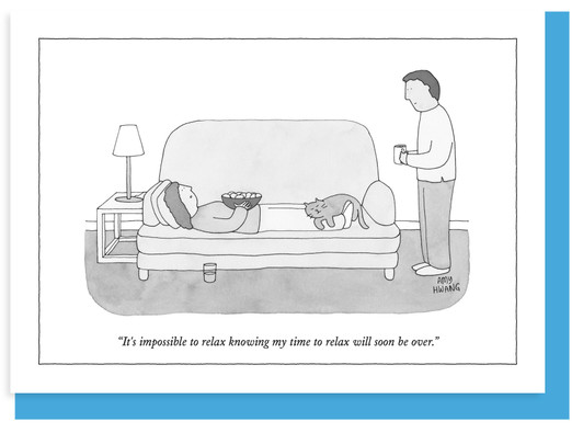 Time To Relax | New Yorker Card