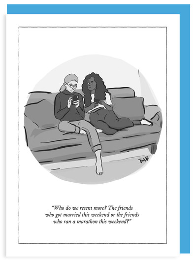 Weekend Resentment | New Yorker Card