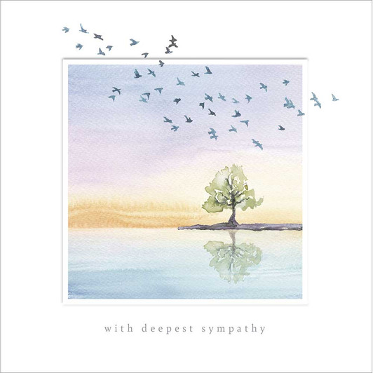 YOU'RE IN MY THOUGHTS - 6.5 x 6.5" SYMPATHY CARD