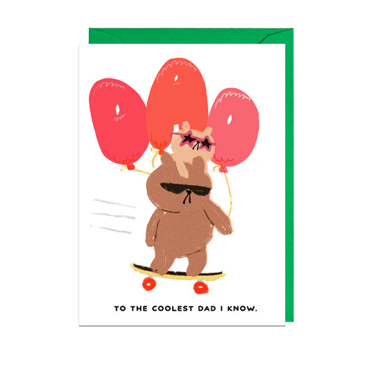 COOLEST DAD - 4.5 x 6.25 FATHER'S DAY CARD