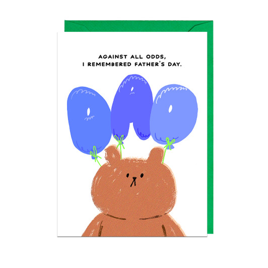 I REMEMBERED - 4.5 x 6.25 FATHER'S DAY CARD