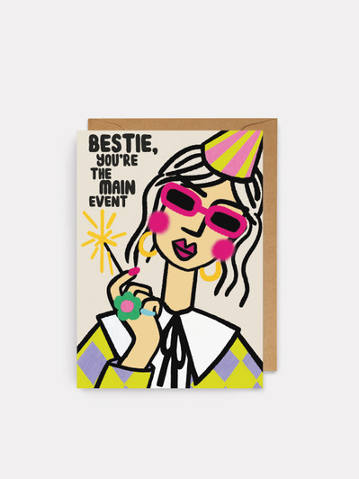 Bestie | General Greeting Card | Studio Boketto