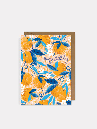 Birthday Orange | Birthday Greeting Card | Earlybird