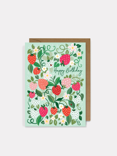 Birthday Strawberry | Birthday Greeting Card | Earlybird
