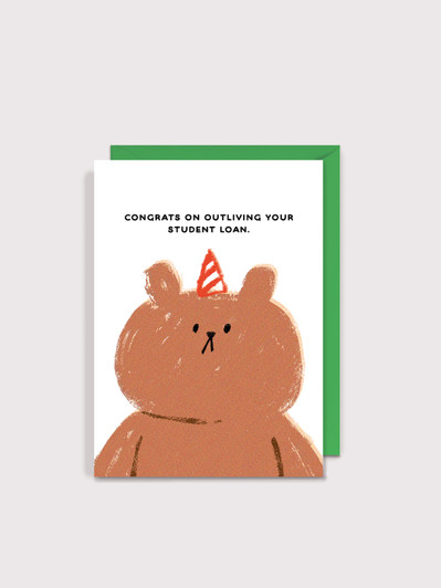 Congrats Student Loan | General Greeting Card | Jolly Awesome