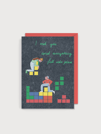 Fell Into Place - 4.5 x 6.25" Birthday Card