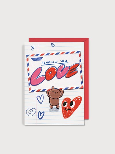 Sending Love | General Greeting Card | Jolly Awesome