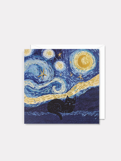Starry Night - 6 x 6" Card
