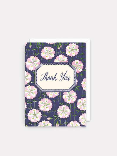Thank You Posies | Thank You Greeting Card | Art Press