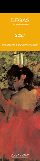 DEGAS BOOKMARK 2 x 8 ALLALUNA CALENDAR