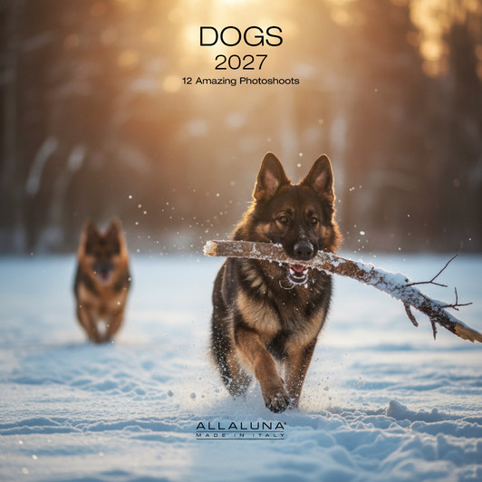 DOGS 7 x 7 ALLALUNA CALENDAR