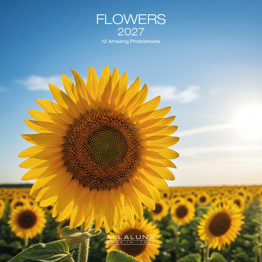 FLOWERS 12 x 12 ALLALUNA CALENDAR