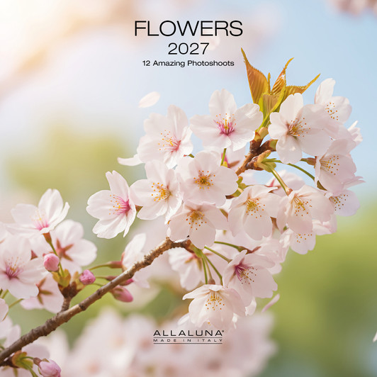 FLOWERS 7 x 7 ALLALUNA CALENDAR