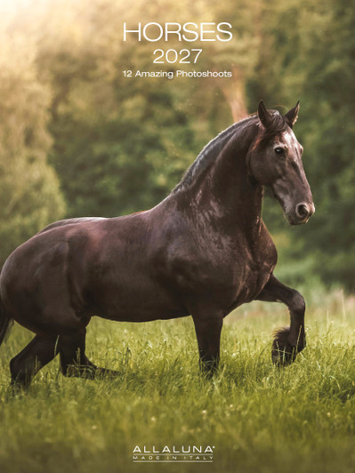HORSES 6 x 8 ALLALUNA CALENDAR