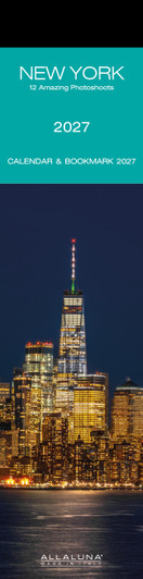 NEW YORK BOOKMARK 2 x 8 ALLALUNA CALENDAR