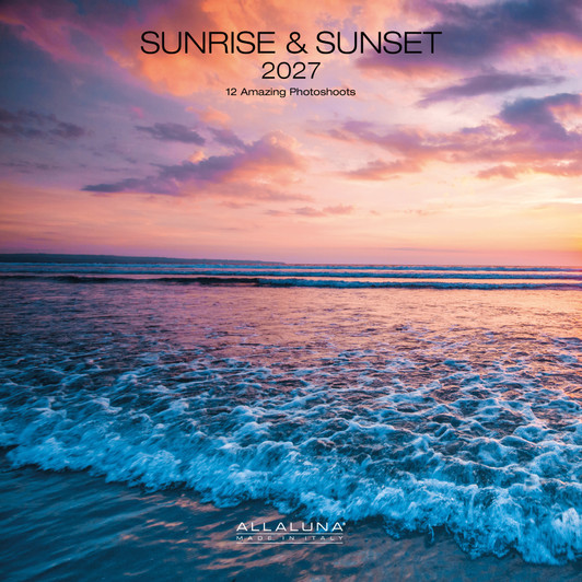 SUNRISE & SUNSET 12 x 12 ALLALUNA CALENDAR