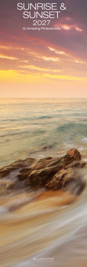 SUNRISE&SUNSET 6 x 19 ALLALUNA CALENDAR