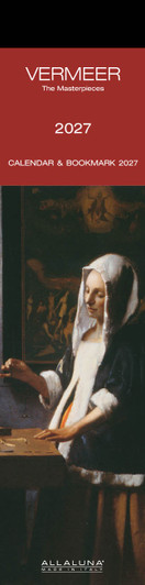 VERMEER BOOKMARK 2 x 8 ALLALUNA CALENDAR