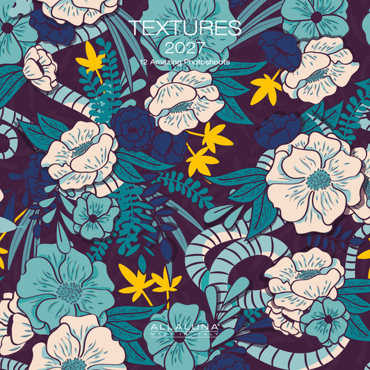 VINTAGE TEXTURES 7 x 7 ALLALUNA CALENDAR