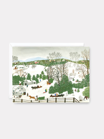 Out for Christmas Trees - 4.5” x 6.25” Card