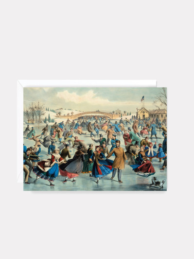 The Skating Pond - 4.5” x 6.25” Card