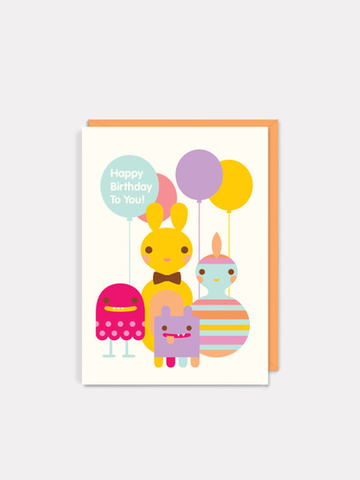 Birthday Gang | Birthday Card | Dicky Bird