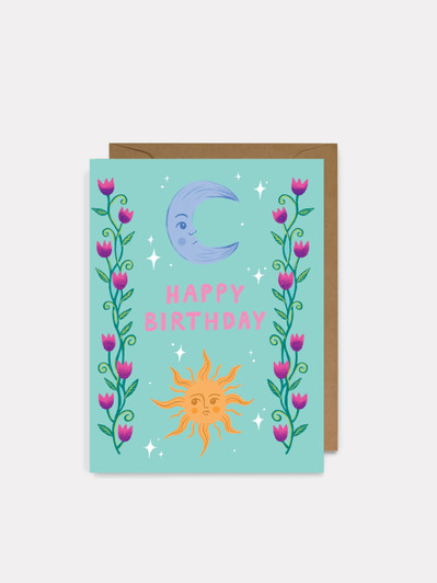 Birthday Sun And Moon | Birthday Card | Earlybird