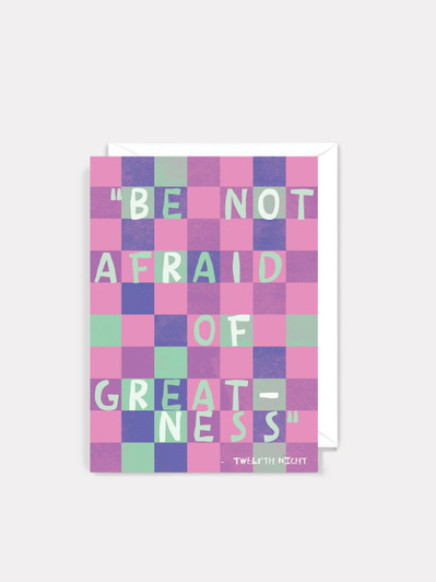 Greatness - Shakespeare | All Occasions Card | Shakespeare