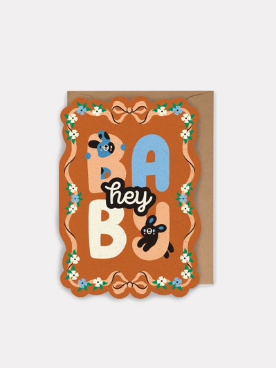 Hey Baby | All Occasions Card | Studio Boketto