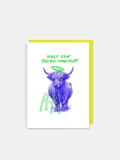 Holy Highland Cow | Birthday Card | Jolly Awesome