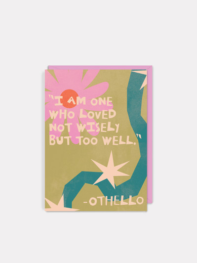 Too Well - Shakespeare | All Occasions Card | Shakespeare