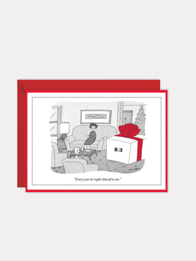 Regift Himself | New Yorker Christmas Card